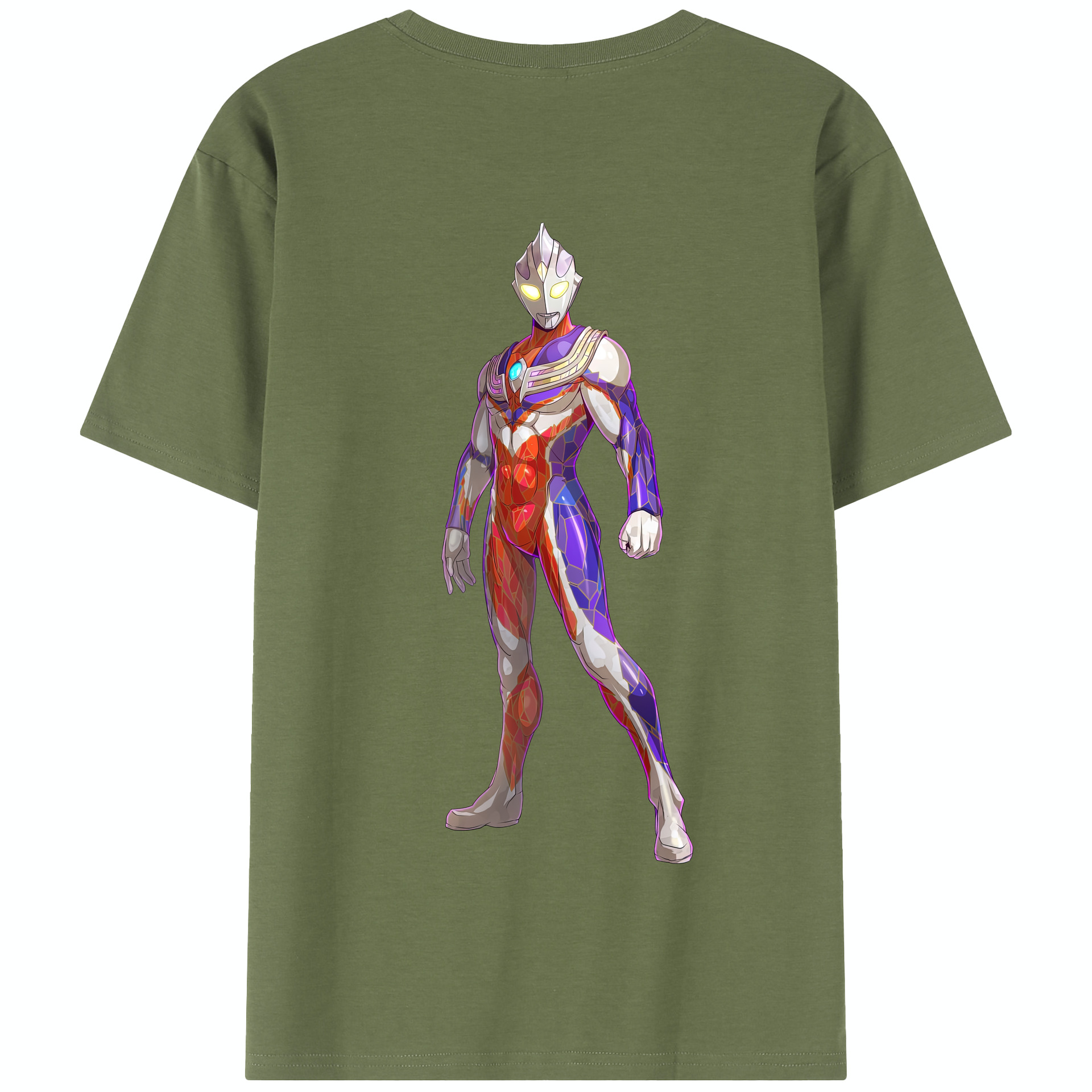 （画像用） ウルトラマン Ultraman 綿100％半袖Tシャツ（背面プリント）